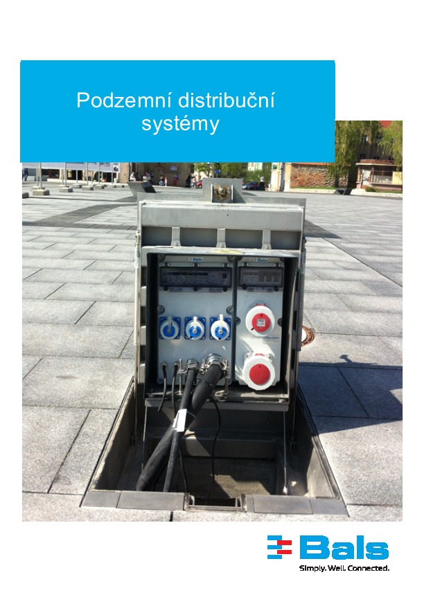 Podzemní distribuční systémy elektrické energie